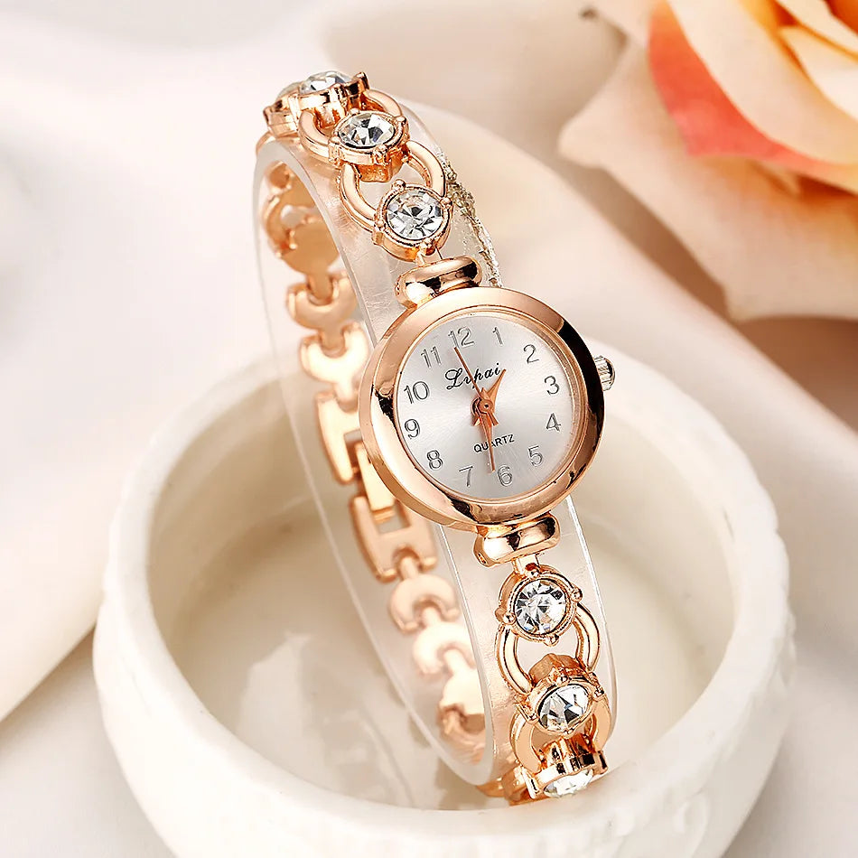 Alloy Rhinestone Luxury Diamond Women Watch