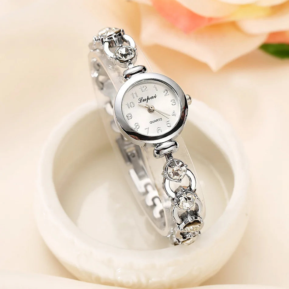 Alloy Rhinestone Luxury Diamond Women Watch